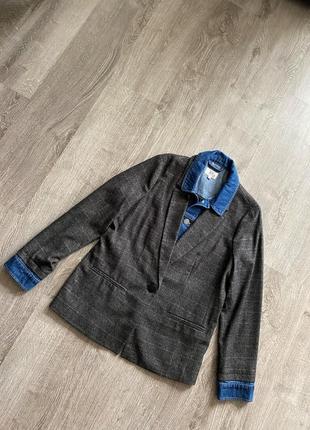 Стильный брендовый пиджак рубашка от q/s designed by