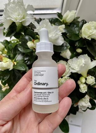 Сыворотка для лица с ниацинамидом и цинком the ordinary niacinamide 10% + zinc pca 1%