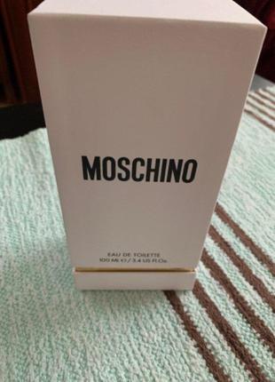 Moschino fresh couture туалетная вода 100ml оригинал из дюти фри