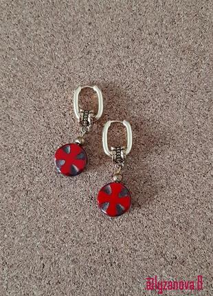 Сережки з шармами