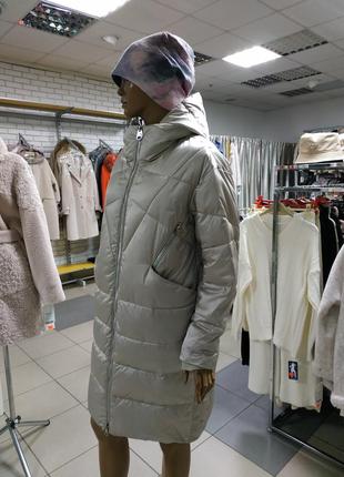 Пуховик двусторонней куртка зимняя2 фото