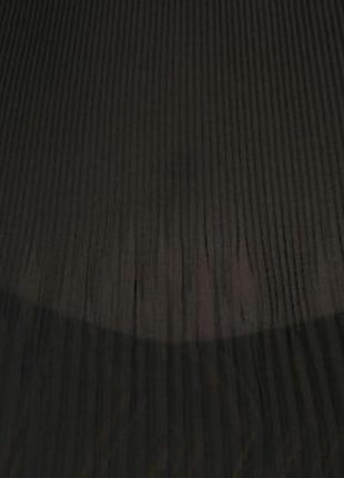 Шифоновая блуза блузка гофре плиссе с кружевом и длинными рукавами9 фото
