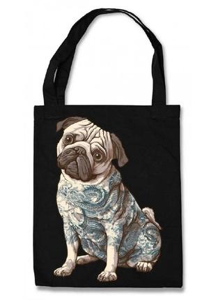 Эко-сумка urbanist tattoo pug1 фото