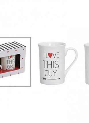 Чашка "mug-set gigl/guy porcelain"1 фото
