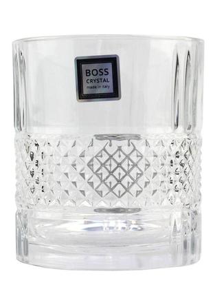 Набір з 5-ти предметів графин з левом і 4 склянки brillante для води та віскі з овальними накладкам8 фото
