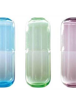 Набор стаканов "сообщающиеся сосуды ", зеленый2 фото