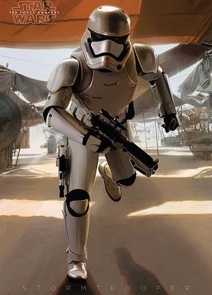 Постер "star wars episode vii (stormtrooper running) " 61 x 91,5 см