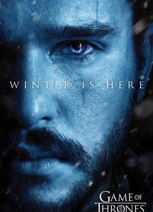 Постер "game of thrones (winter is here - jon) / игра престолов" 61 x 91,5 cм