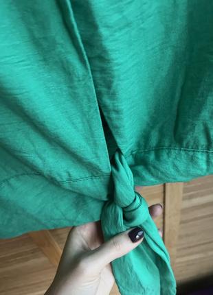 Коротка зелена блуза4 фото