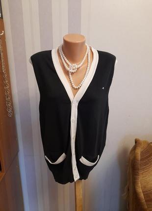 Трикотадна жилетка блуза преміум бренд2 фото