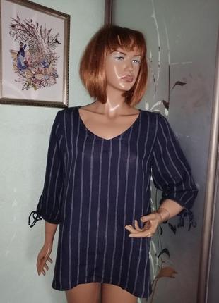 Льняна блузка туніка gina arancione