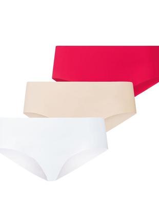 16-18 комплект универсальные бесшовные трусы хипстеры hipster briefs лазерная обработка краев