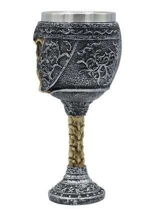 Кубок череп в римському шоломі (cub-009)4 фото