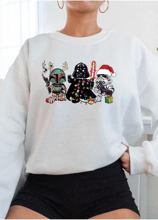 Свитшот «рождественский дарт вейдер. star war»