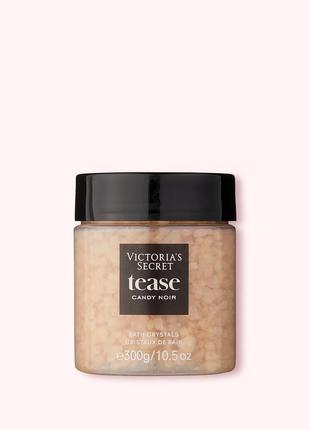 Кристали для ванн премиум bath crystals tease candy noir  victoria's secret виктория сикрет вікторія сікрет оригинал