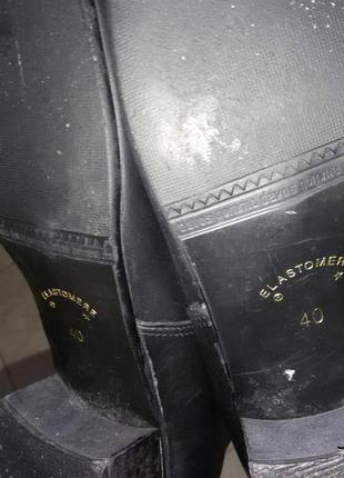 Чудові шкіряні демісезонні чоботи  бренду manfield , 40 розмір (26,5)7 фото