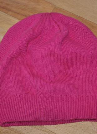 Женская шапка розовая фуксия2 фото