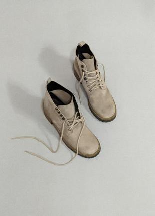 Замшеві жіночі демісезонні / осінні/ весняні черевики берци комбат 40 - 41 розмір3 фото