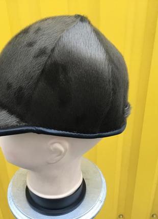 Бейсболка кепка меховая из меха нерпы новая м 4