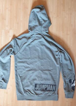 Оригинал !nike jordan jumpman men's lightweight graphic ao0428 351 худи зеленая (ao0428-351)5 фото