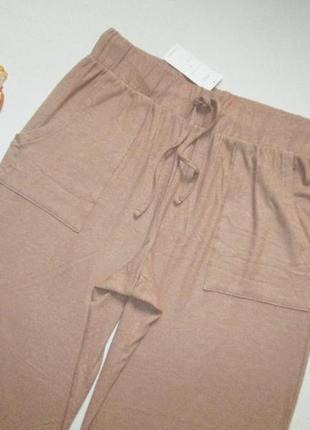 Мега шикарные трикотажные домашние мягкие штаны батал m&s 🍁🌺🍁3 фото