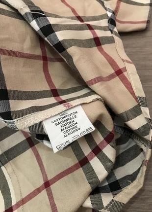 Burberry жіноча сорочка  в клітинку6 фото