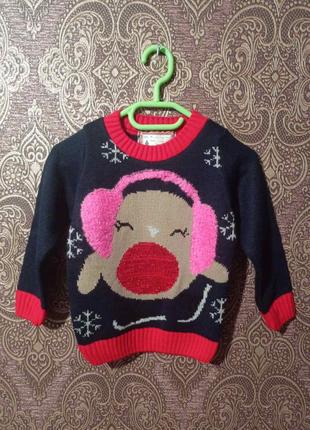 Гарний новорічний светр