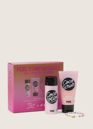 Подарочный набор coco lotion + scrub от pink victoria’s secret