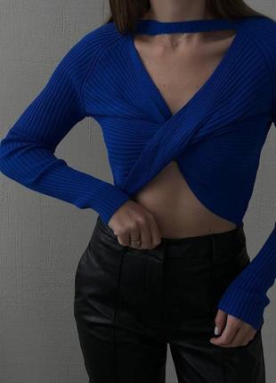 Кофта _ свитер с открытой спиной, наложка