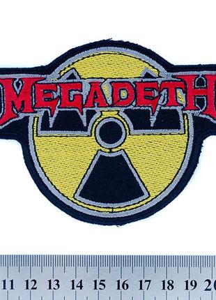 Нашивка megadeth (radiation)