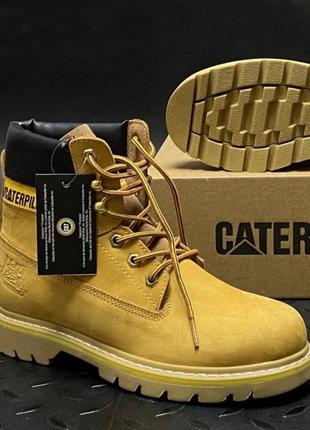 Зимові черевики caterpillar гірчичні