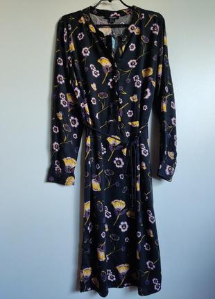 Плаття в квіти, сукня міді, м 38 euro, esmara, німеччина5 фото