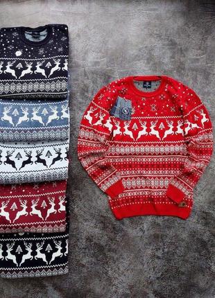 Зимовий  светр з оленями 🦌2 фото