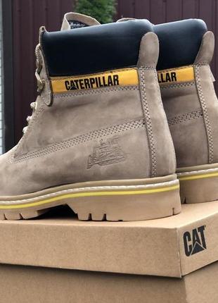 Зимові черевики caterpillar бежеві7 фото