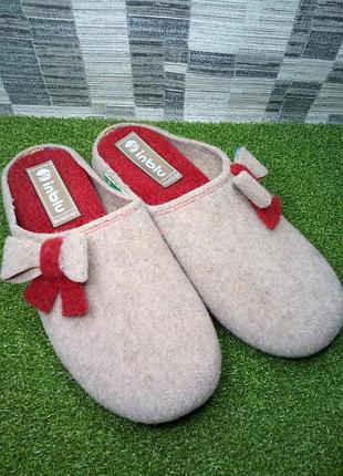 Женские комнатные войлочные тапочки inblu