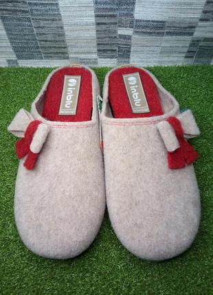 Женские комнатные войлочные тапочки inblu