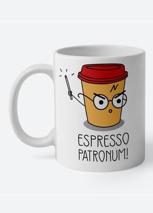 Кружка с принтом «espresso patronum»