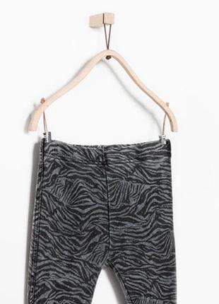 Натуральні, щільні легінси zara 3