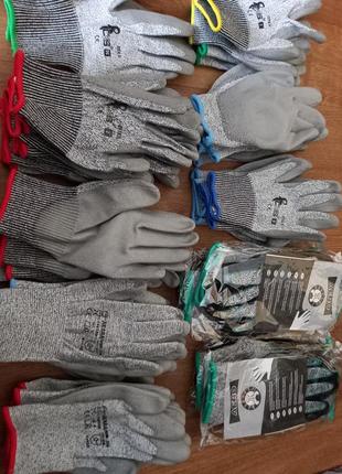 Продам рабочие перчатки защитные, против порезов рр.7, 8, 91 фото