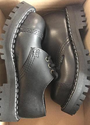 Туфлі черевики steel monster оксфорди на платформі