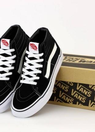 Кеди високі vans sk-8 okd skool олд скул7 фото