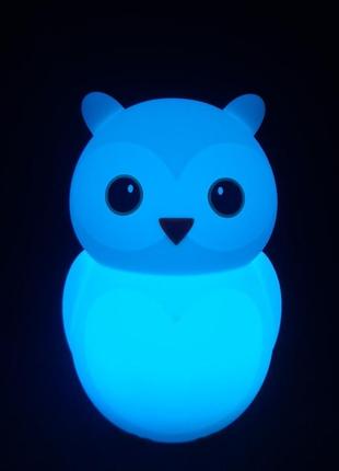 Силіконовий нічник moltis "сова".