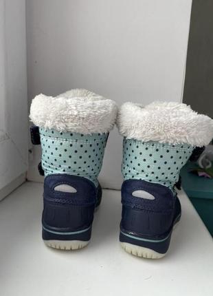 Термо ботинки зимние ботиночки зимние сапоги высокие ботинки lupilu🔥🔥2 фото
