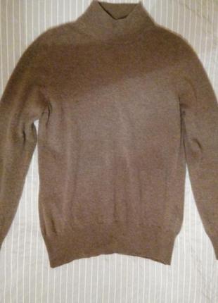 Шерстяной песочный свитер jobis идеальное состояние1 фото