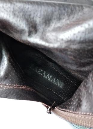 Суперские кожаные высокие сапоги lazamani италия4 фото