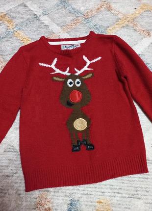 Теплий новорічний светр