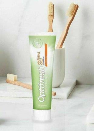 Зубная паста с травяными маслами optifresh🍃1 фото