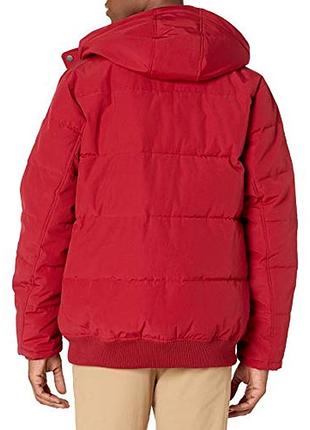 Зимова чоловіча куртка tommy hilfiger  arctic cloth quilted snorkel bomber (оригінал)2 фото