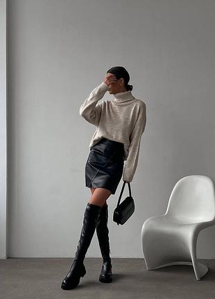 Юбка на флисе 4