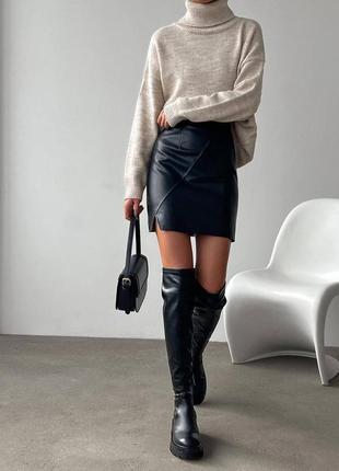 Юбка на флисе 5